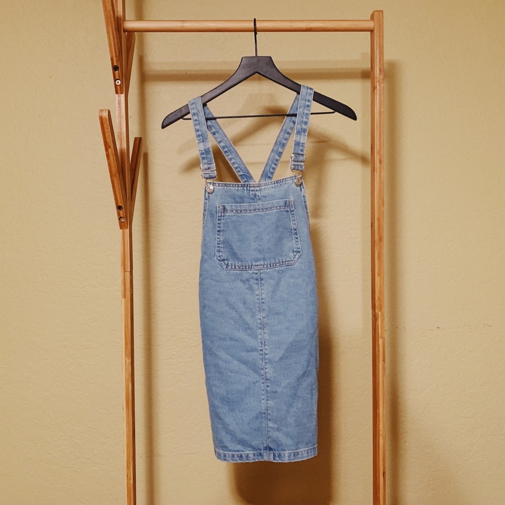 Denim Overall Dress